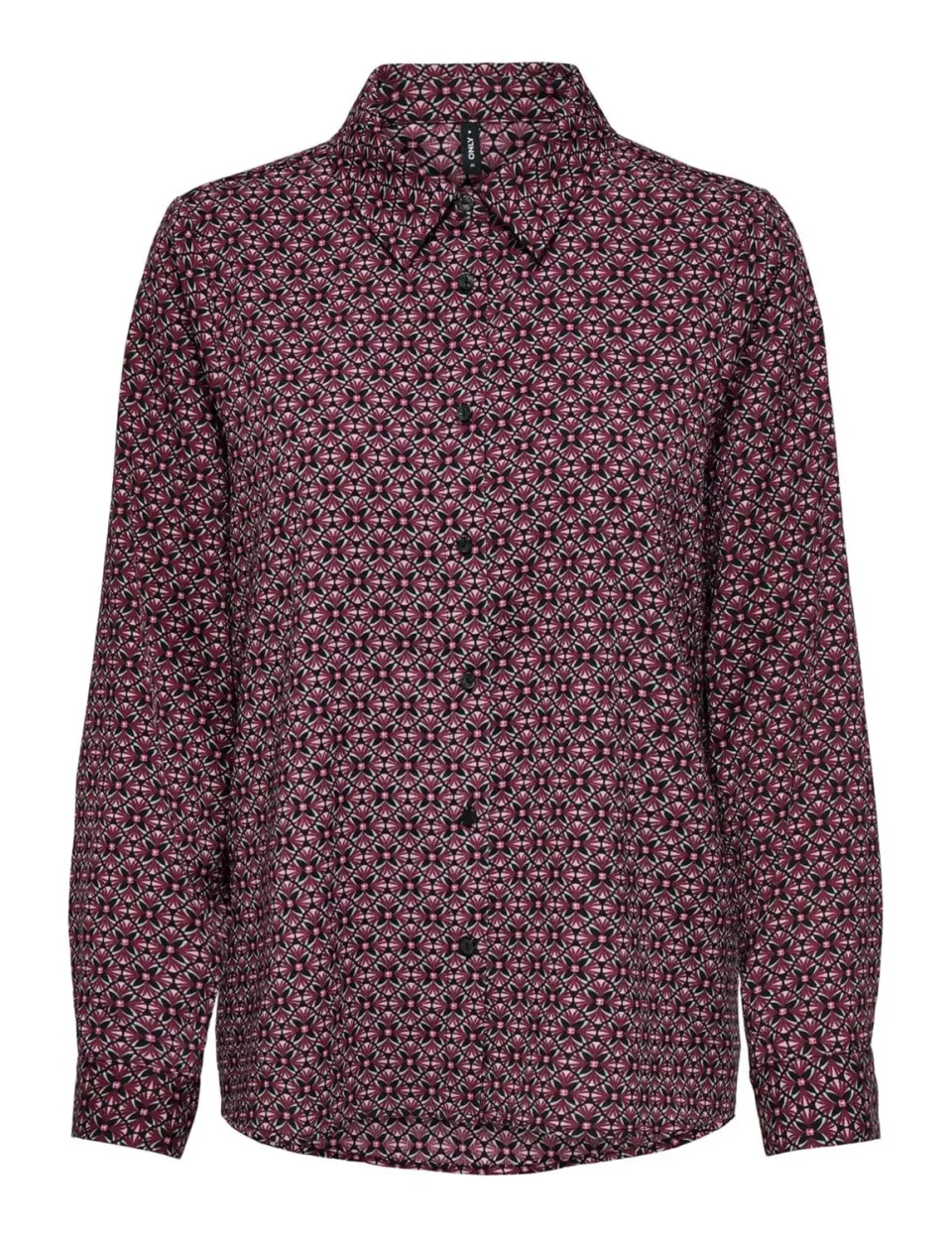 ONLY Onlnova Life Elite Grace camicia bordeaux XL