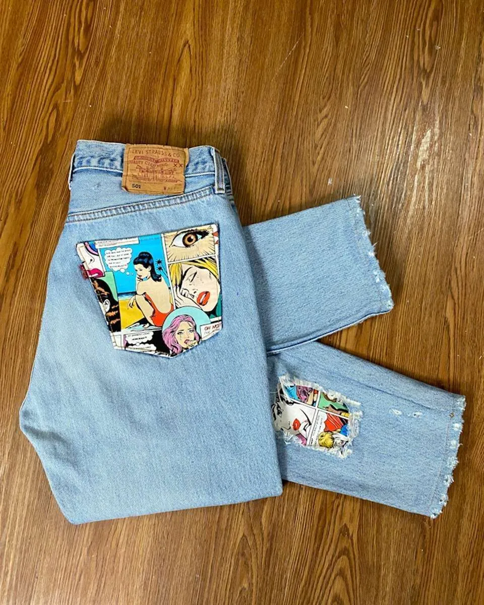 Levi's Vintage Fumetto Summer jeans con tessuto
