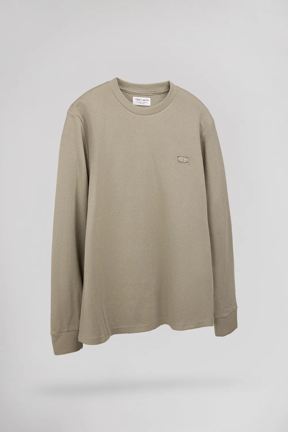 Teddy Smith T-Waffle ML t-shirt kaki waffle