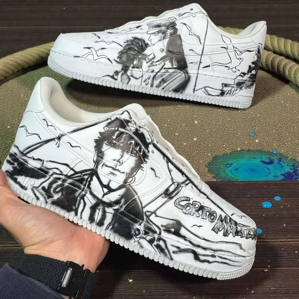 Nike Air Force 1 Corto Maltese sneakers custom dipinte