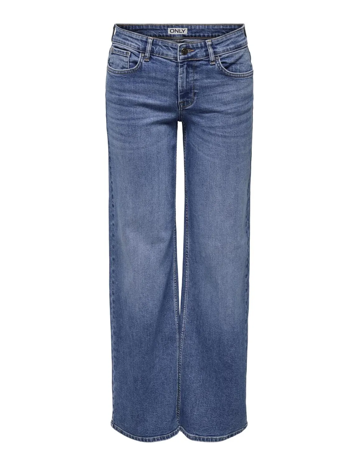 ONLY Onljudy jeans straight vita bassa taglia S denim