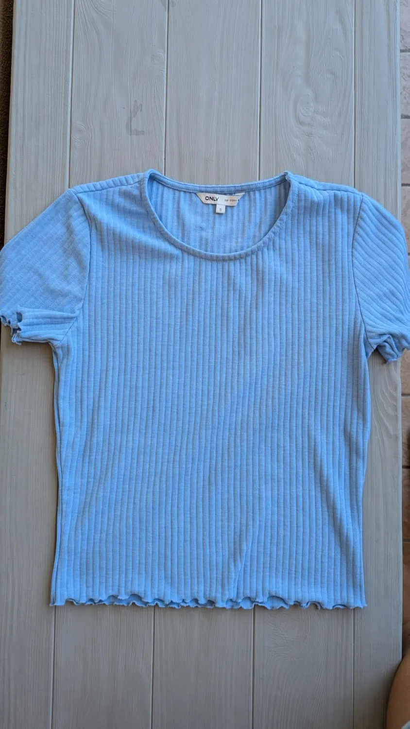 ONLY ONLEMMA maglia cropped coste taglia S