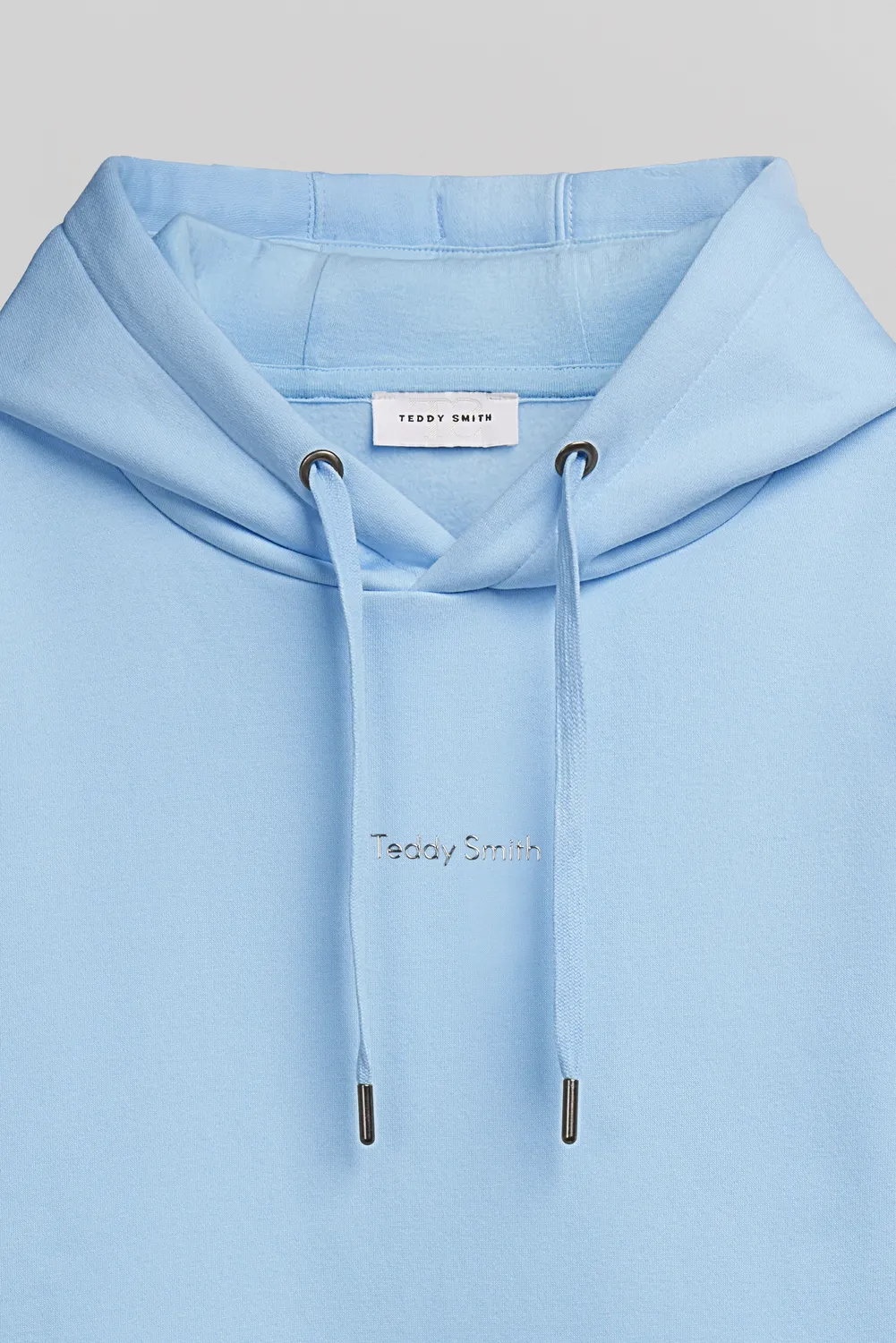 Teddy Smith S-Solene Hoody Felpa Azzurra Donna