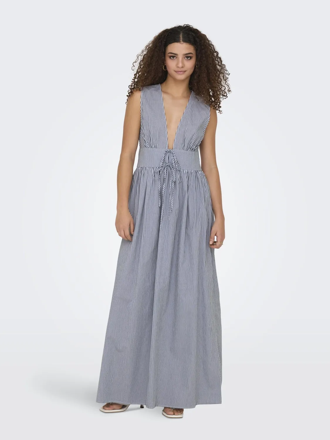 ONLY Onlsiska Life abito maxi donna S scollo V