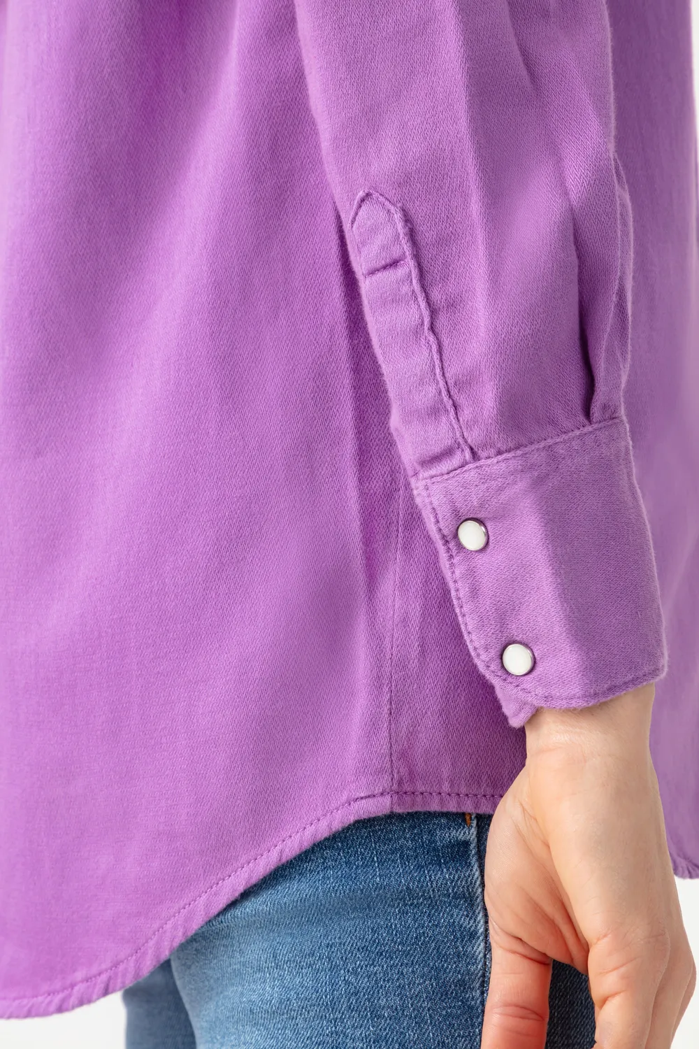 acquaverde Clyde camicia Iris stile western