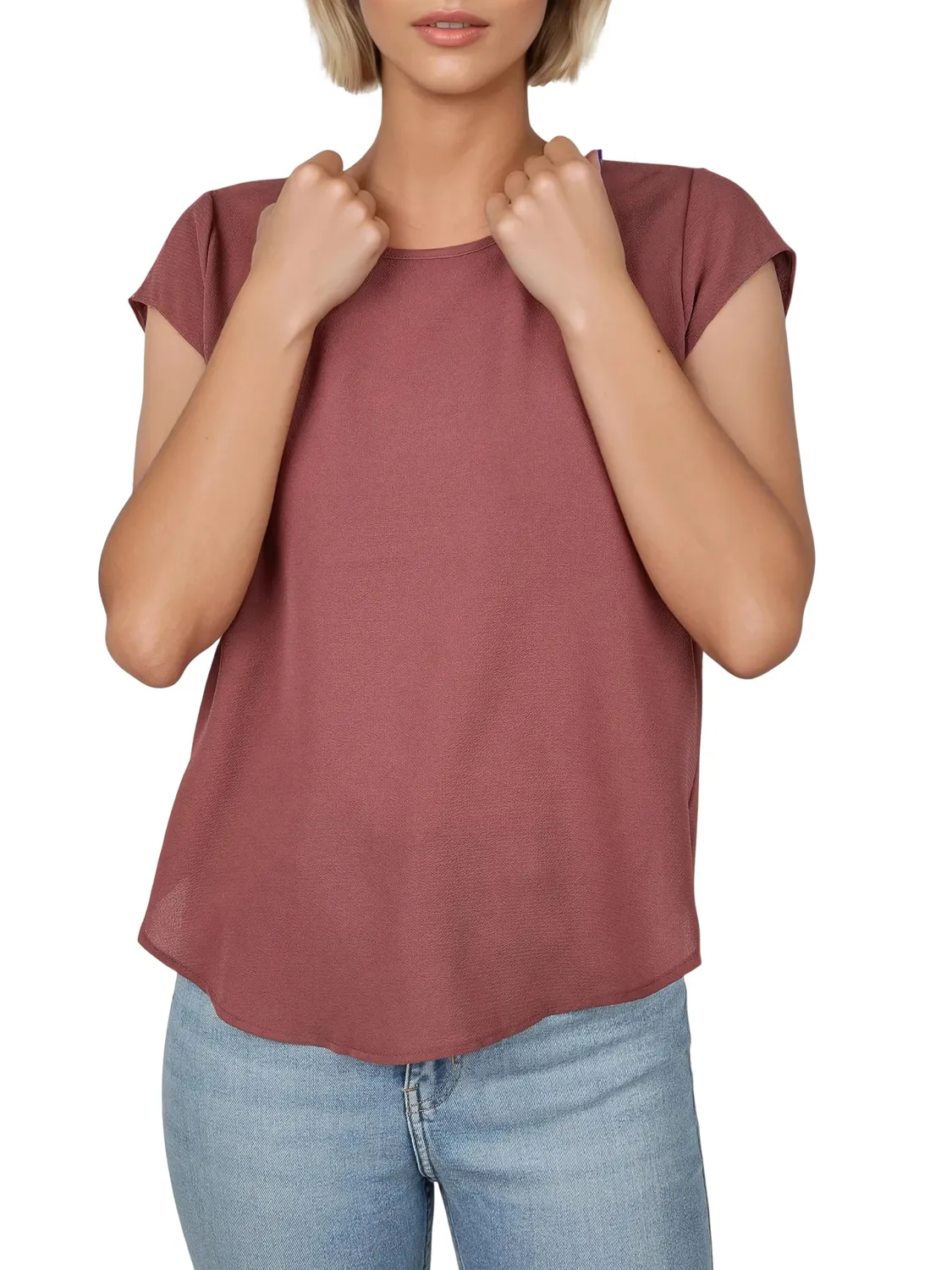 ONLY Onlvic maglietta girocollo donna manica corta