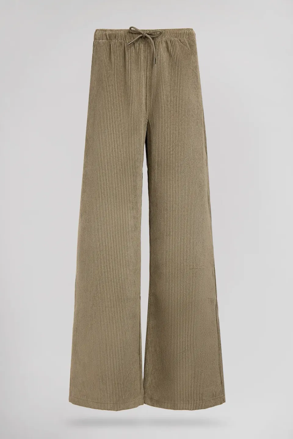 Teddy Smith P-Leen pantalone velluto kaki wide leg donna