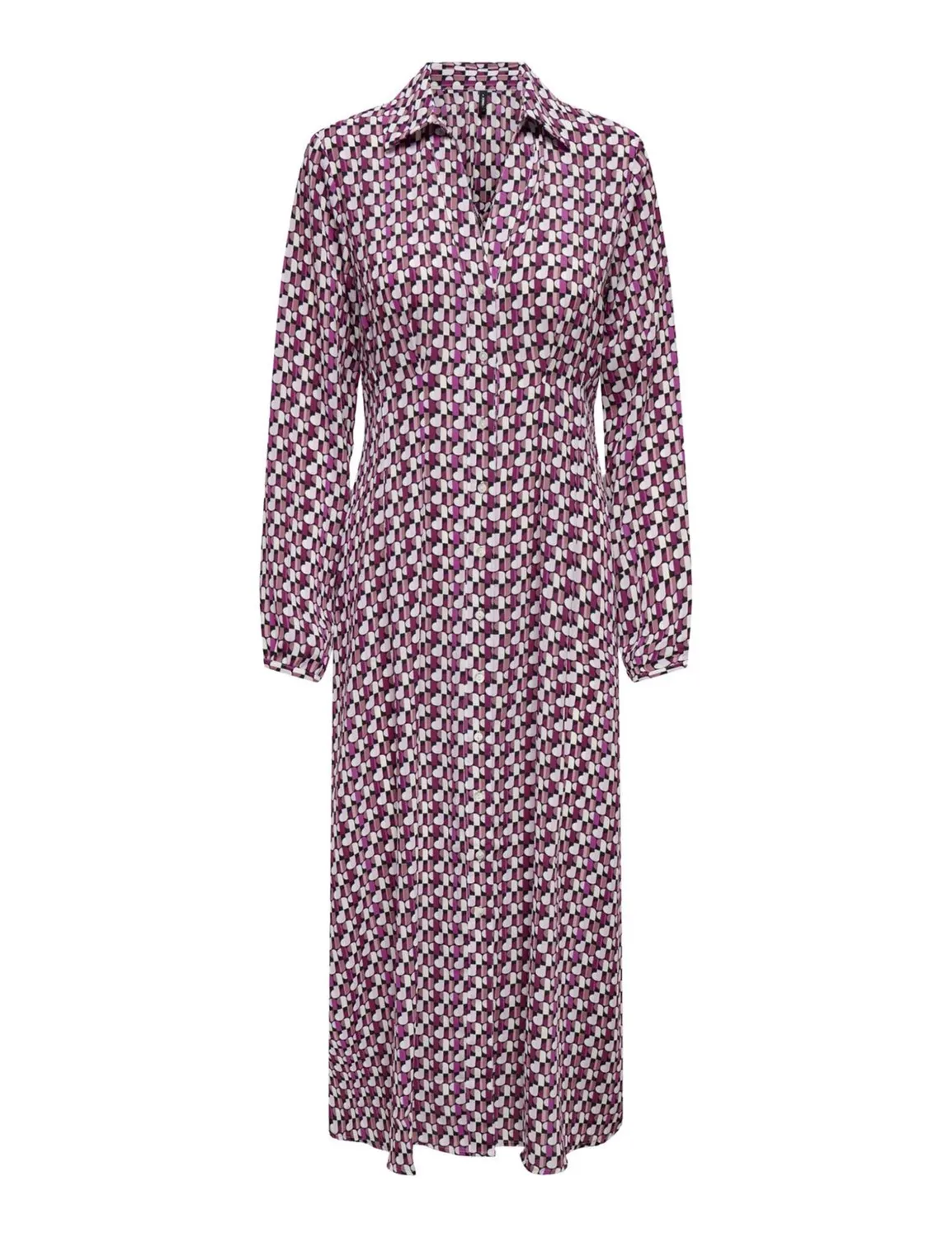 ONLY Onlalma Kiara shirt dress nero Tiger taglia M