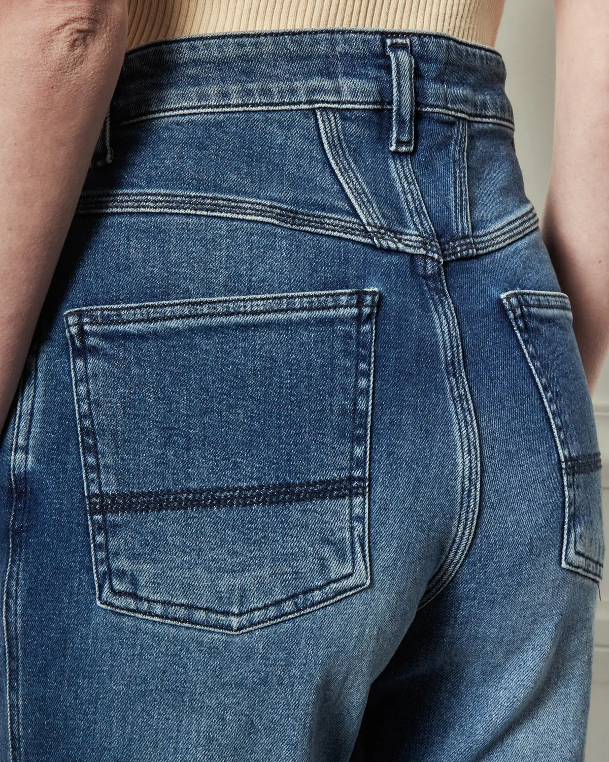 acquaverde Frida jeans dritti vintage 7/8