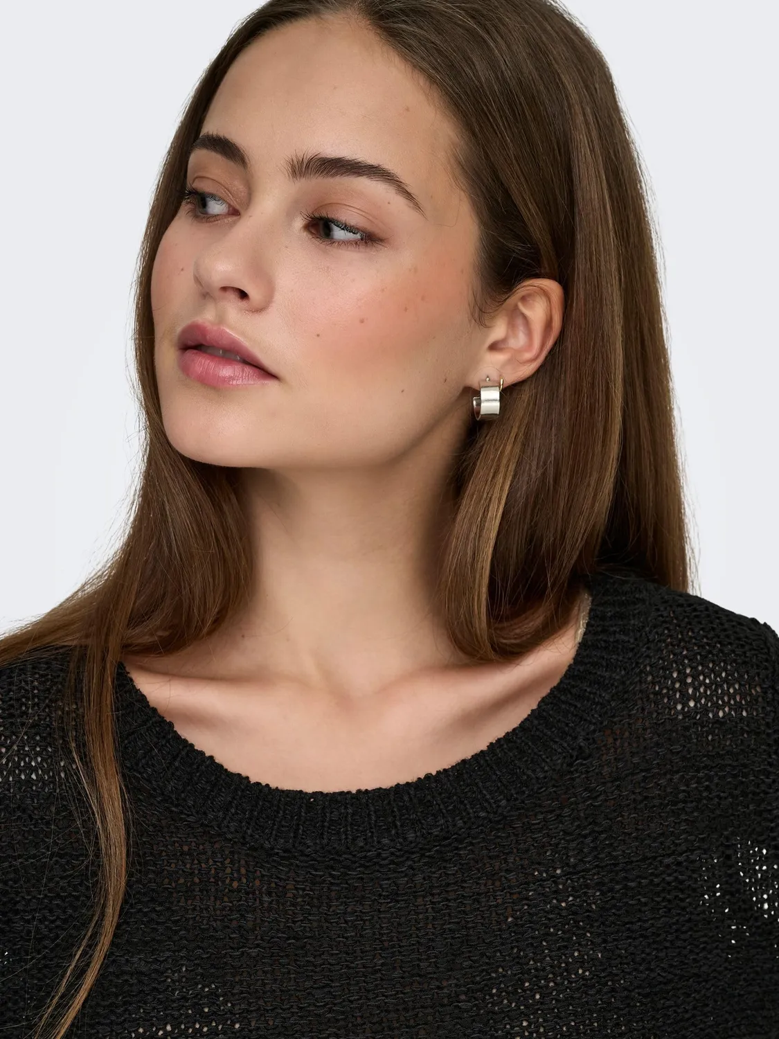 ONLY Ongeena pullover girocollo nero regular fit