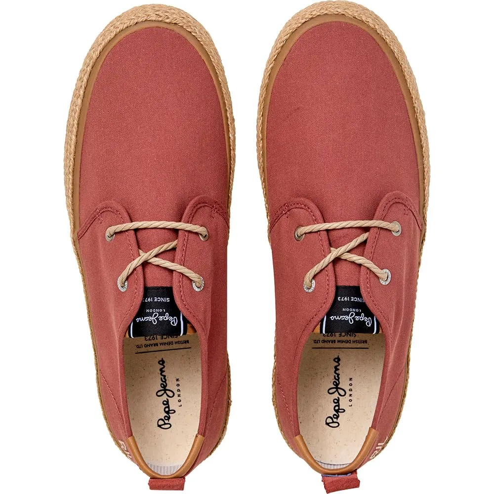 Pepe Jeans Port Bay M scarpe uomo blucher cotone blu navy