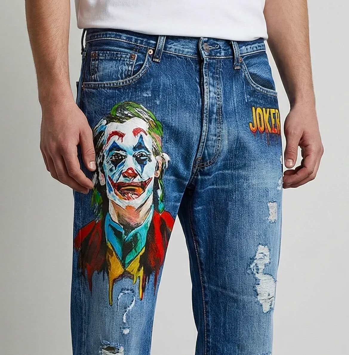 Levi's Vintage Joker 2019 jeans dipinti a mano Phoenix