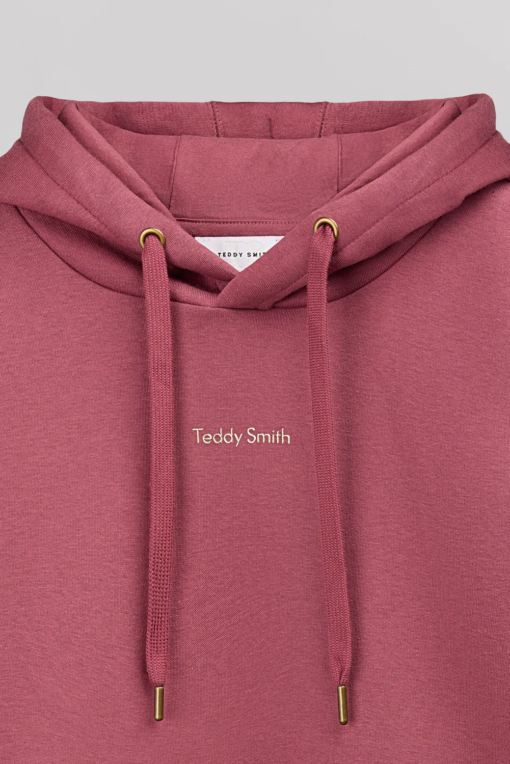 Teddy Smith S-Solene Hoody felpa donna lampone