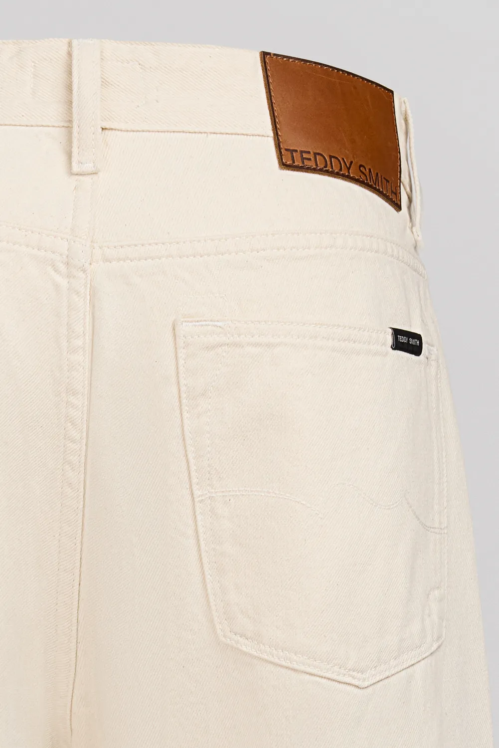 Teddy Smith Falcon Memphis jeans uomo ecru relaxed L32