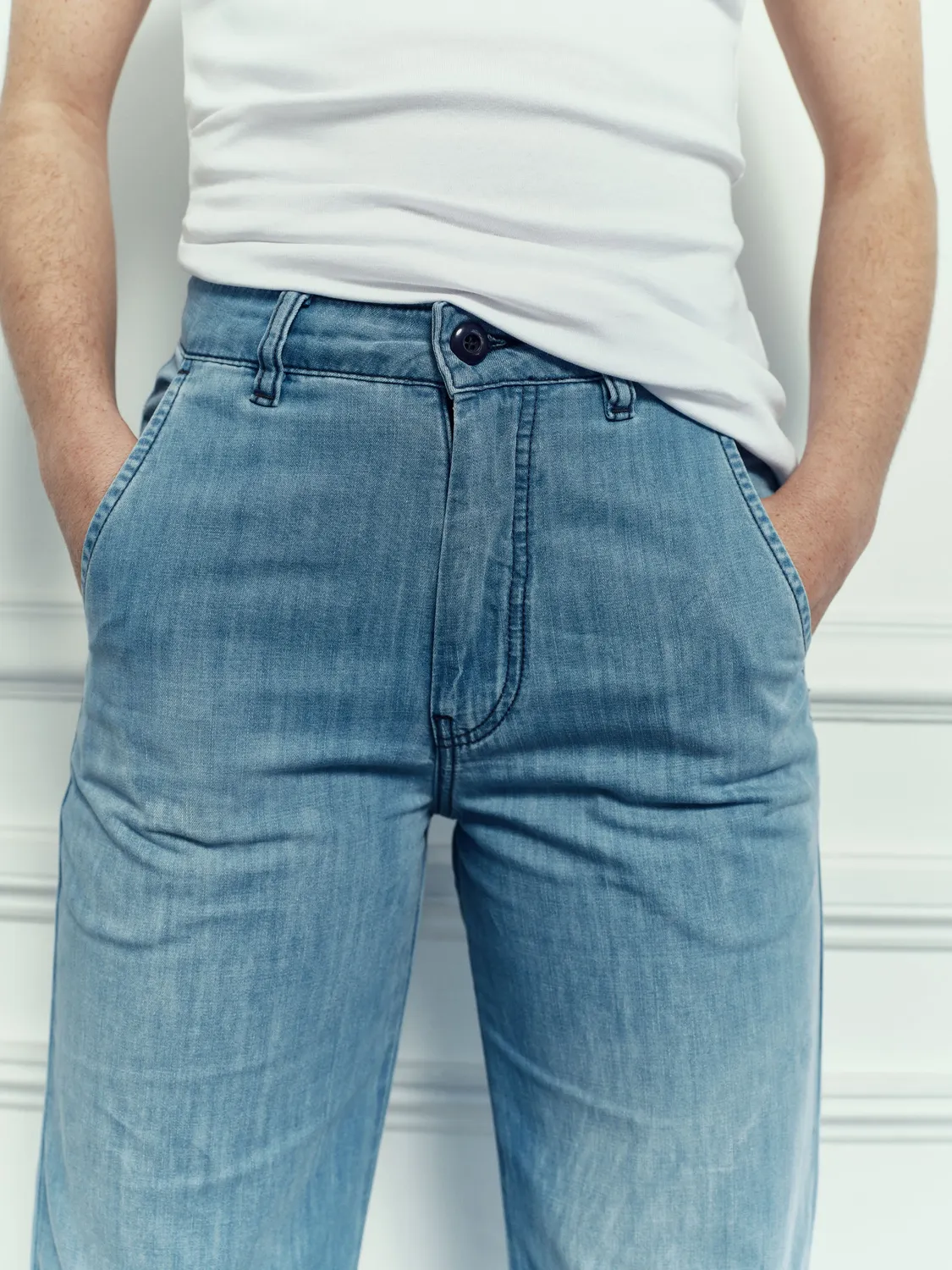 acquaverde Paltrow jeans dritti light used vita alta