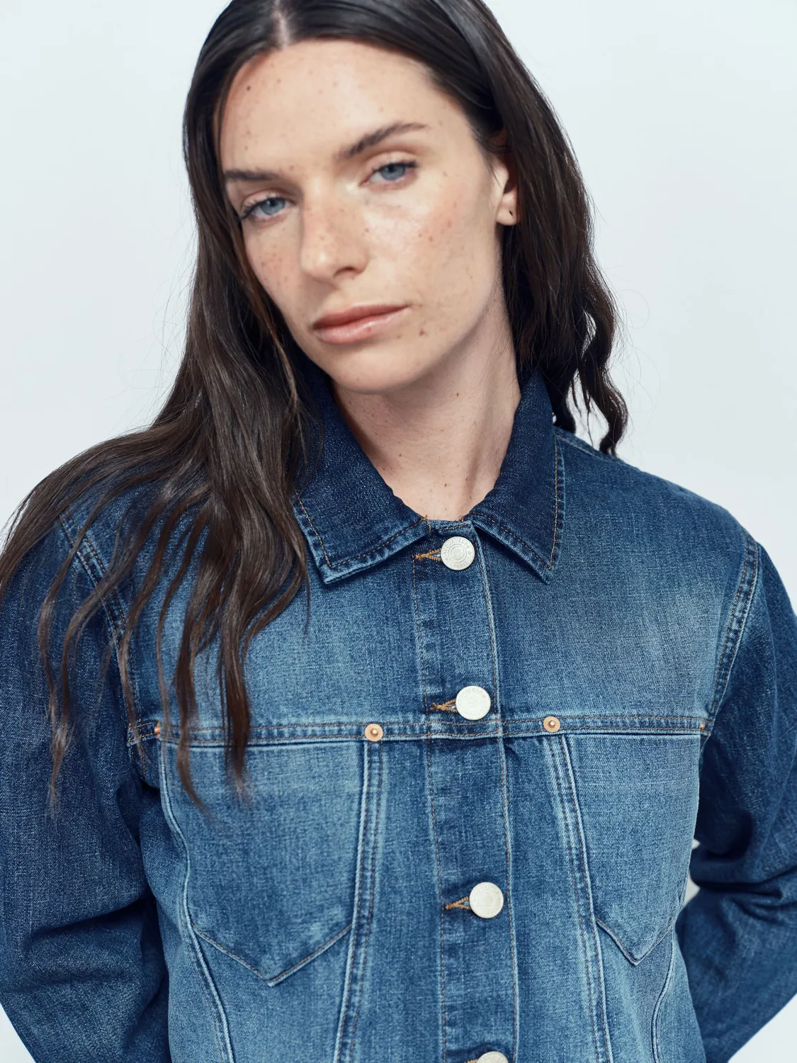 Acquaverde Kruz giacca jeans Aged Wash