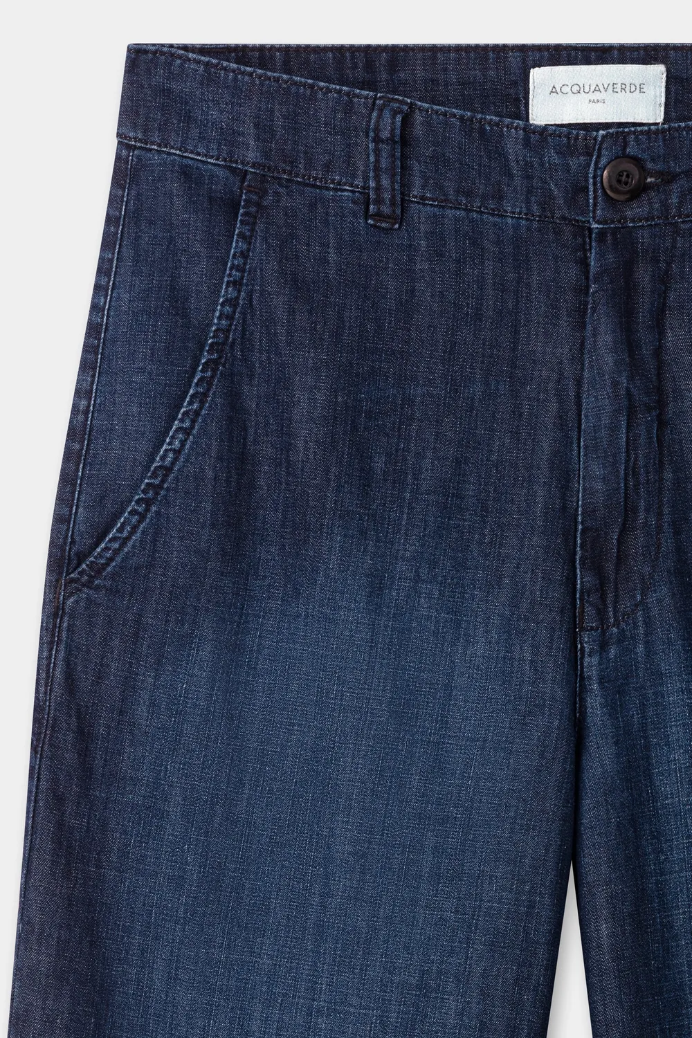 acquaverde Paltrow 7/8 jeans Hand Brushed vita alta