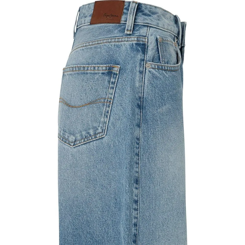 Pepe Jeans Jaimy jeans wide vita alta 34W/34L pietra