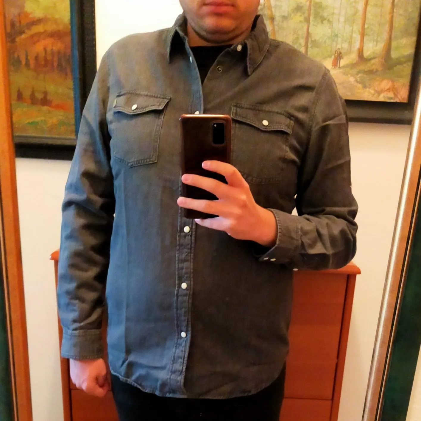 Pepe Jeans Regular Shirt Camicia Uomo denim nera