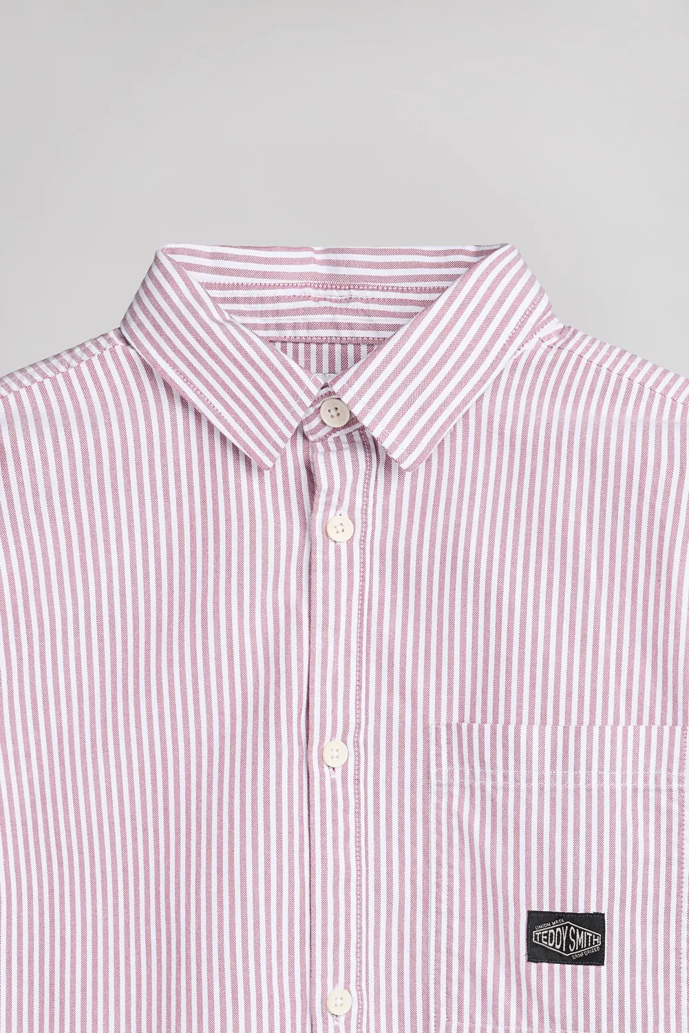 Teddy Smith C-Ox MC Jr camicia ragazzo maniche corte righe