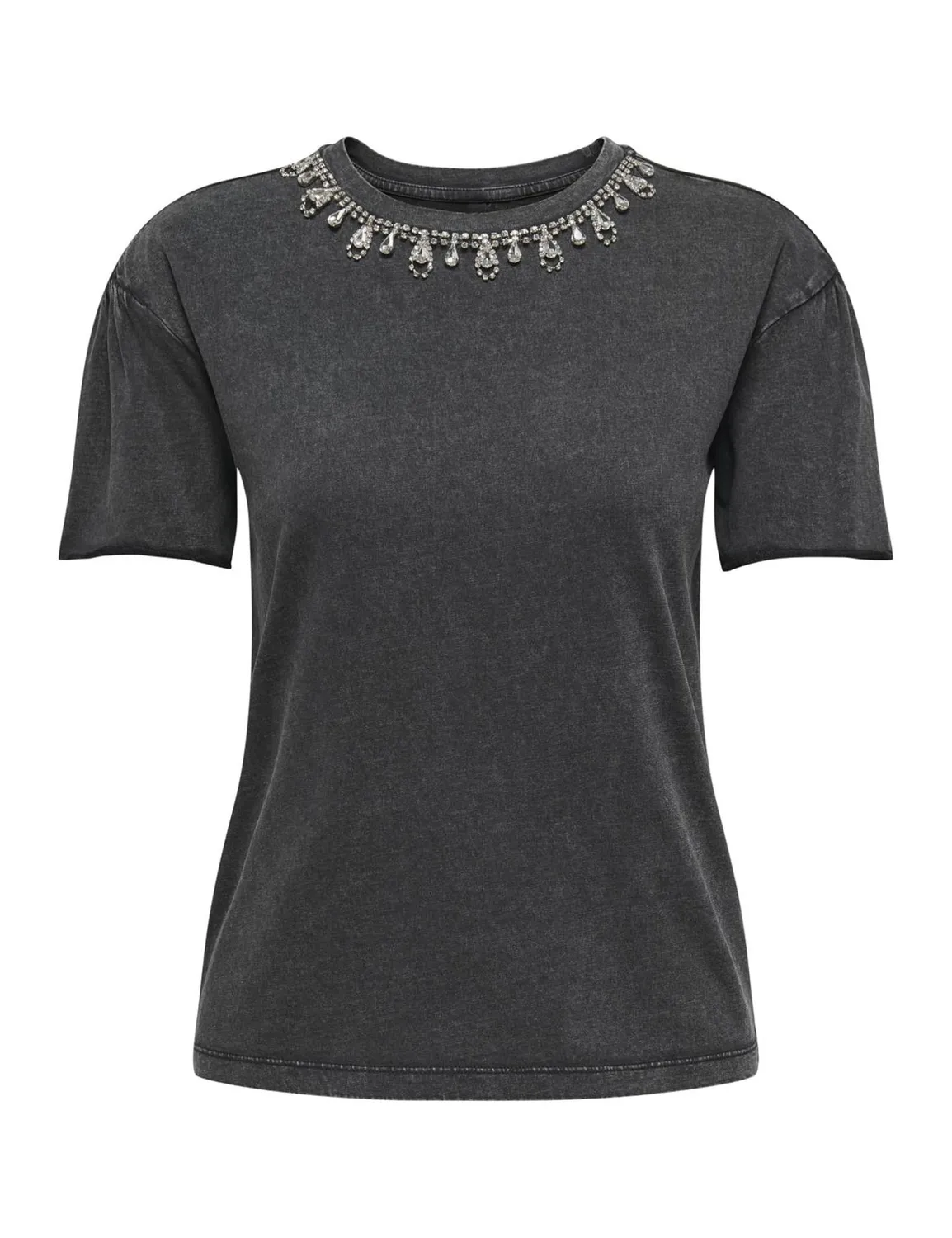 ONLY Onlozias Life S/S Chain Top Jrs top nero