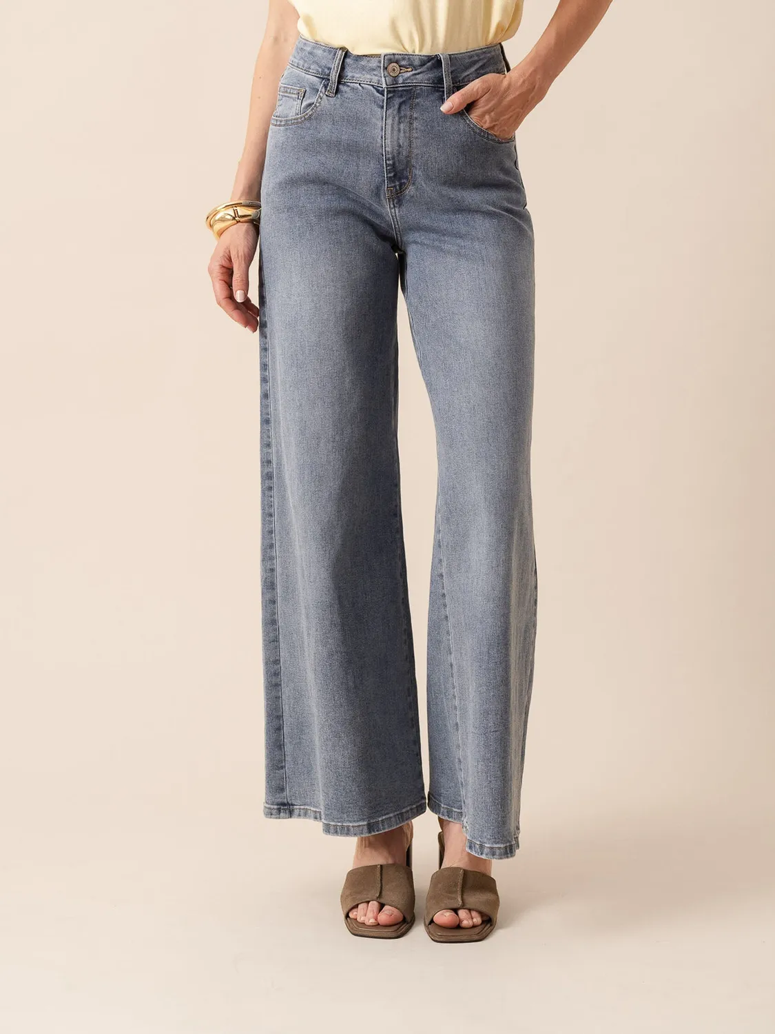 Oraije Pietro Jeans Palazzo Azzurro Soft Touch