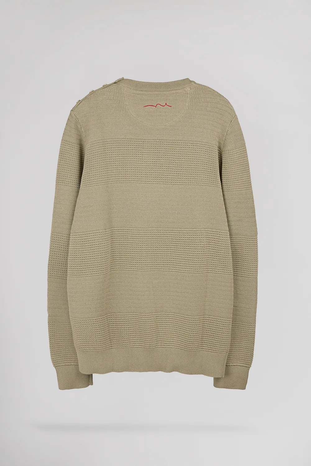 Teddy Smith P-Roni pull uomo bleach kaki girocollo
