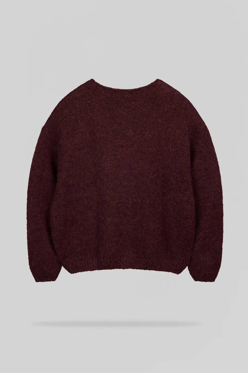 Teddy Smith G-Mela cardigan donna bordeaux misto alpaca