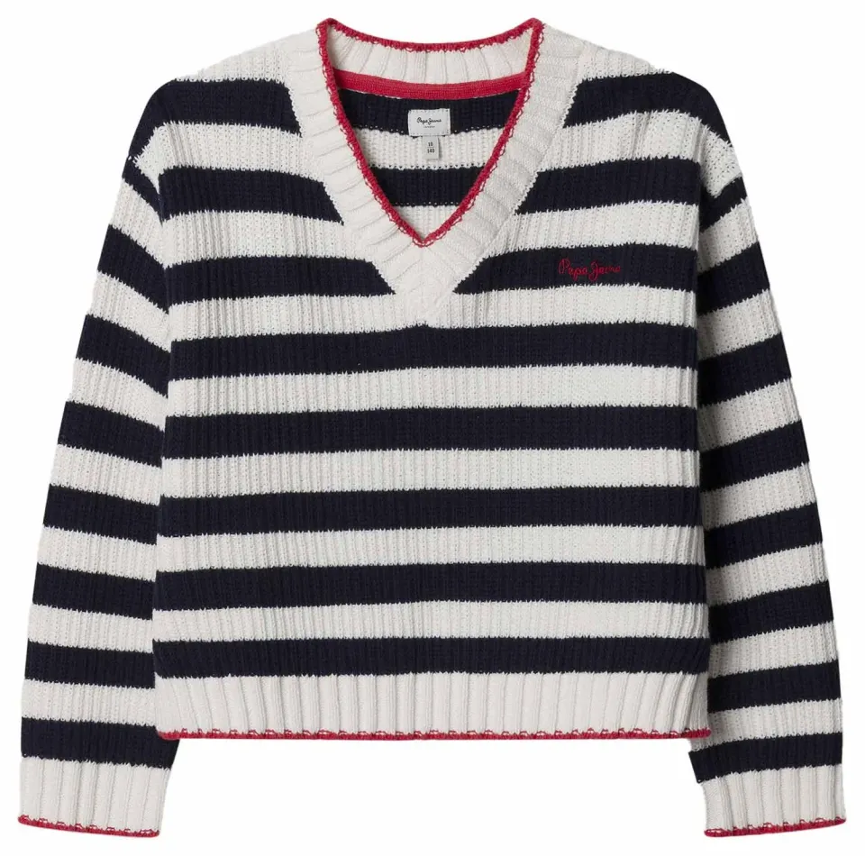 Pepe Jeans Felicity Maglione Bambina 10 Anni Scollo V