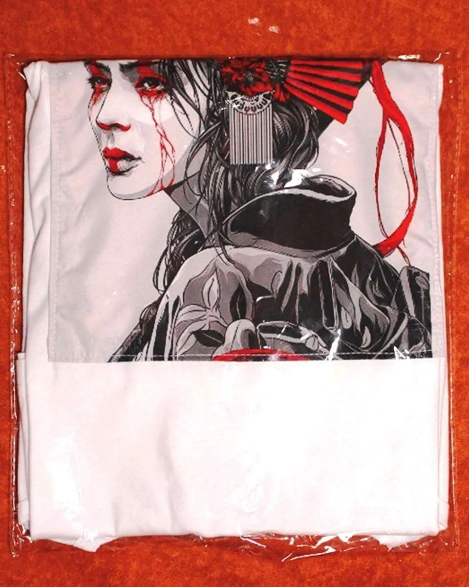 Never Say Never Geisha Warrior t-shirt in tessuto