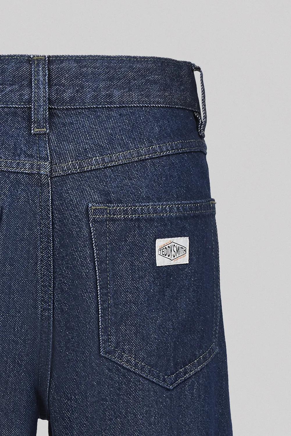 Teddy Smith Memphis Straight Jr jeans ragazzo dark blue cotone