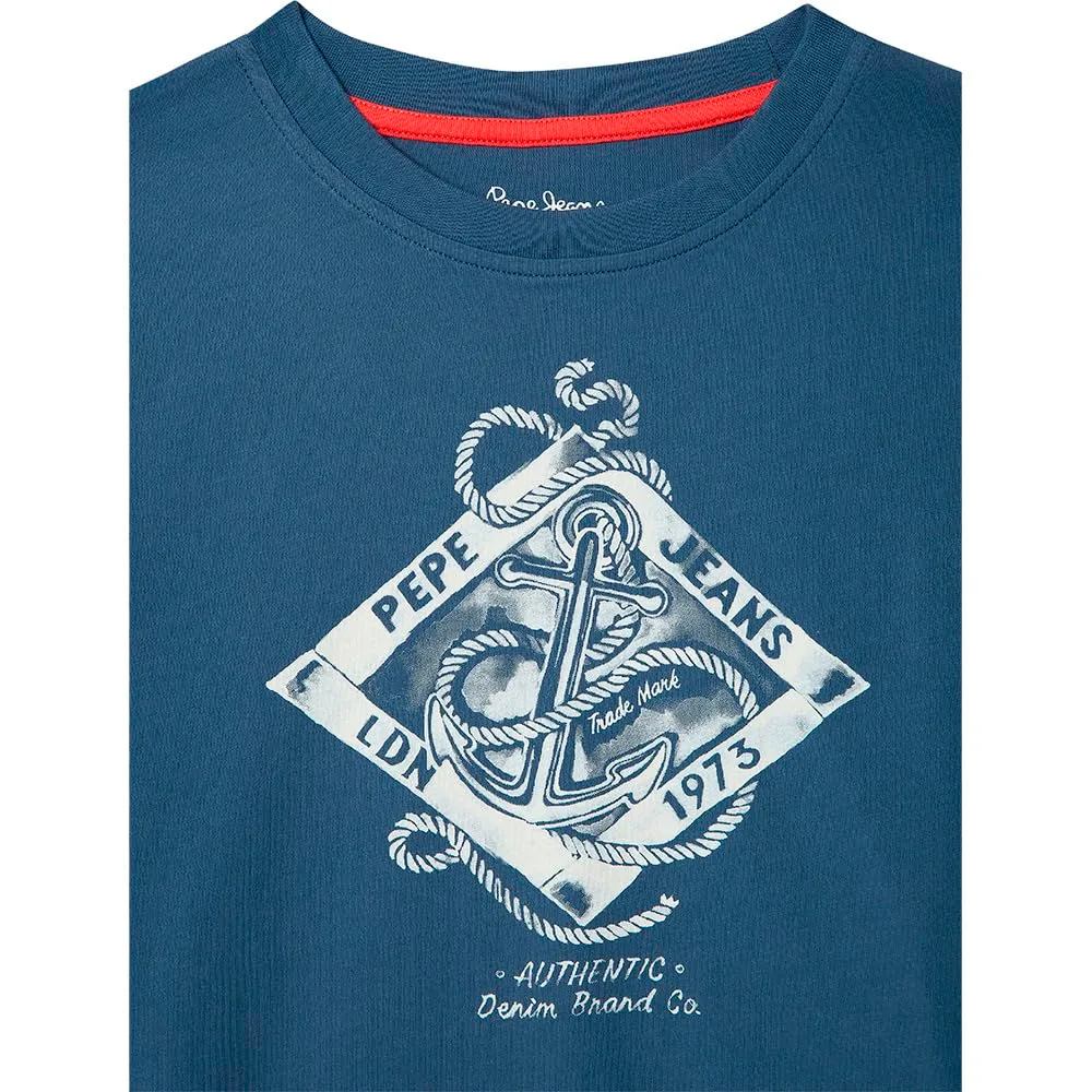 Pepe Jeans Ezra t-shirt bambino 10 anni girocollo grafica