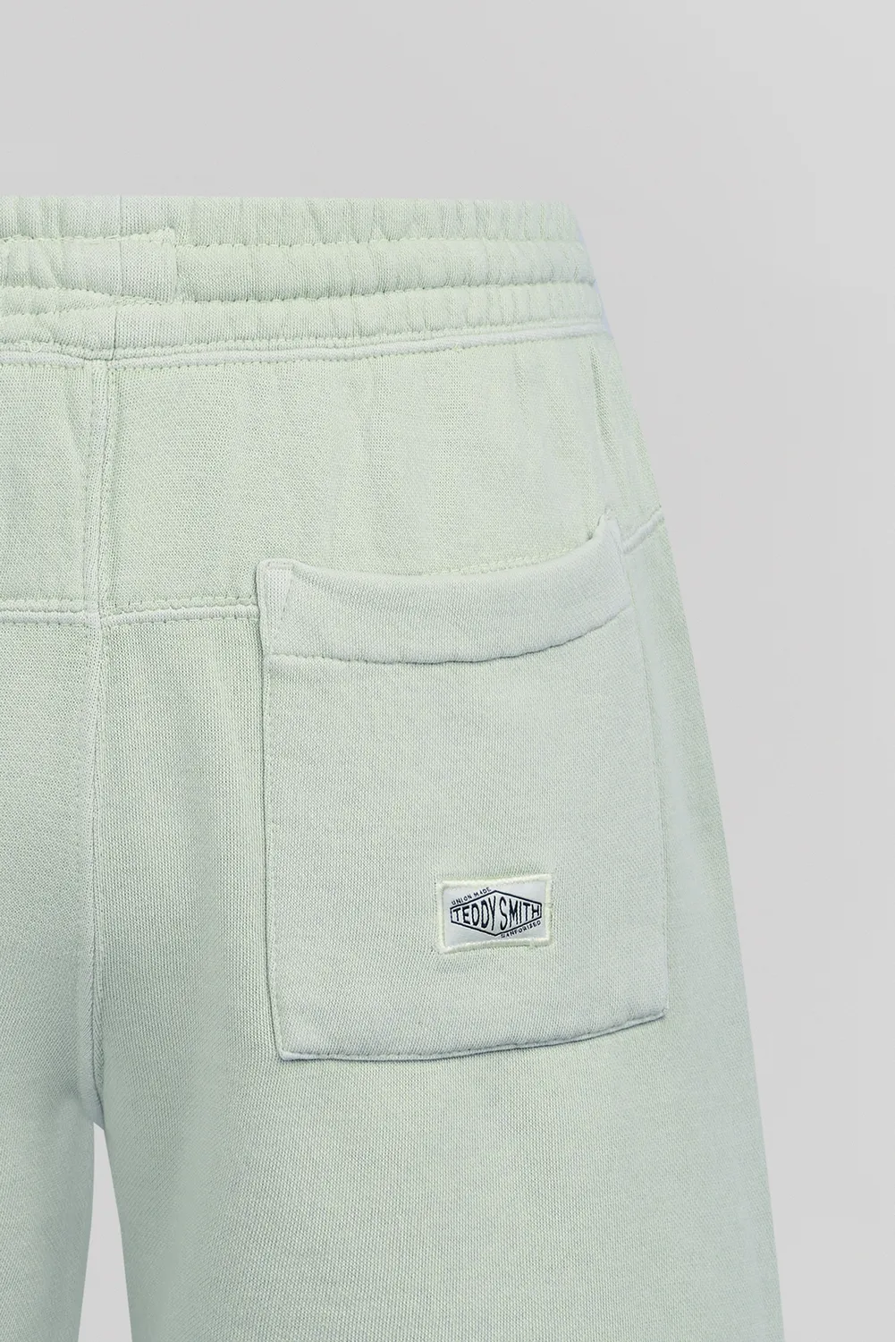 Teddy Smith S-Nateo SH shorts felpa verde salvia ampio