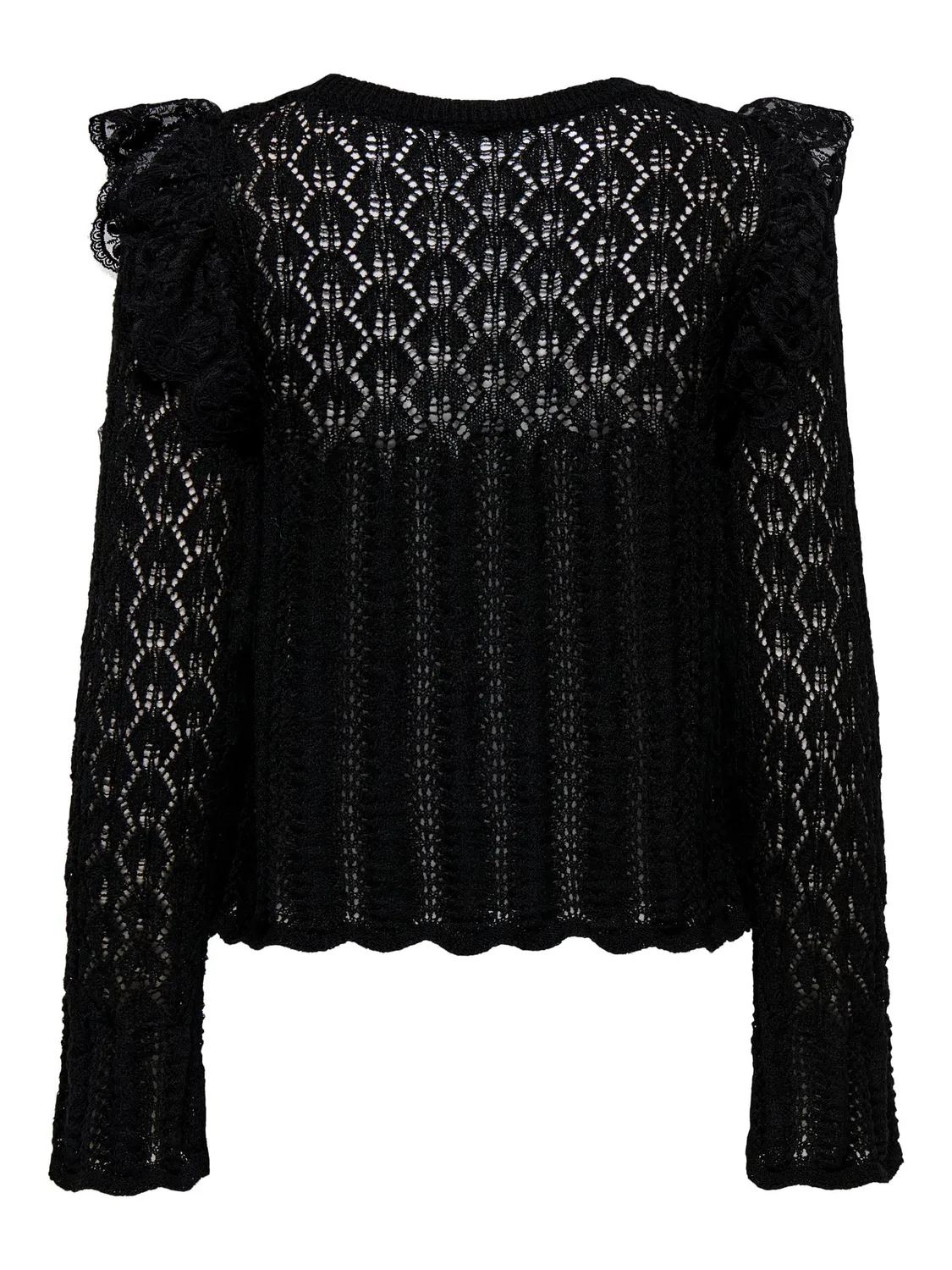 ONLY Onlashley LS O-Neck Mix Knt maglione M girocollo