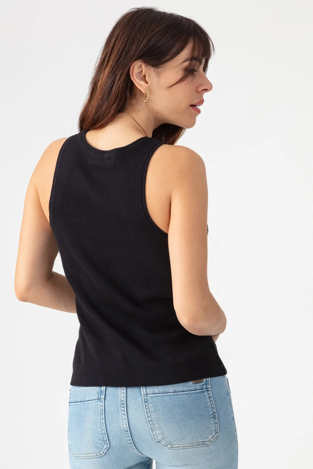 acquaverde Premium canotta Black cotone leggero