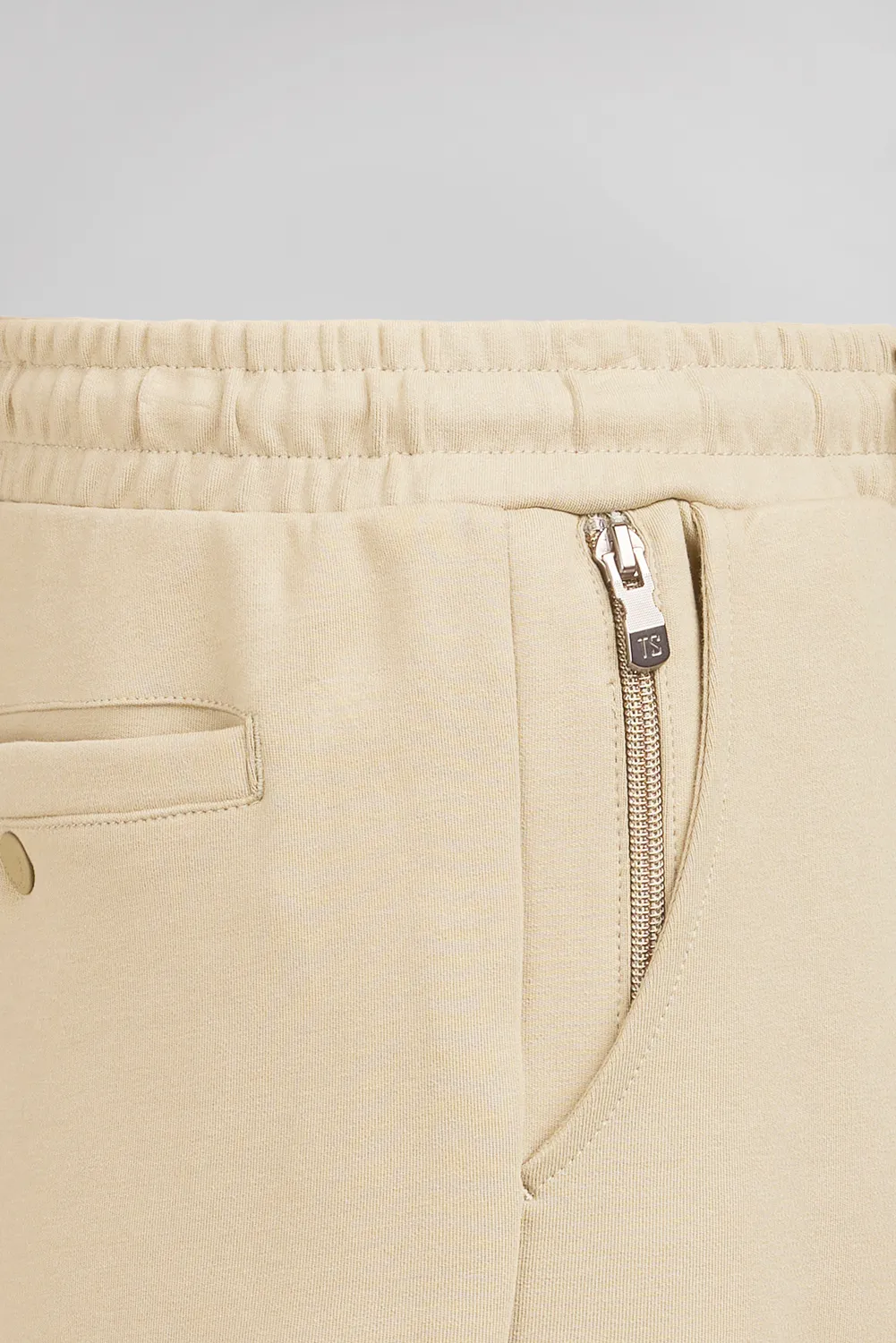 Teddy Smith P-Evy JR pantaloni tuta beige ragazzo cotone
