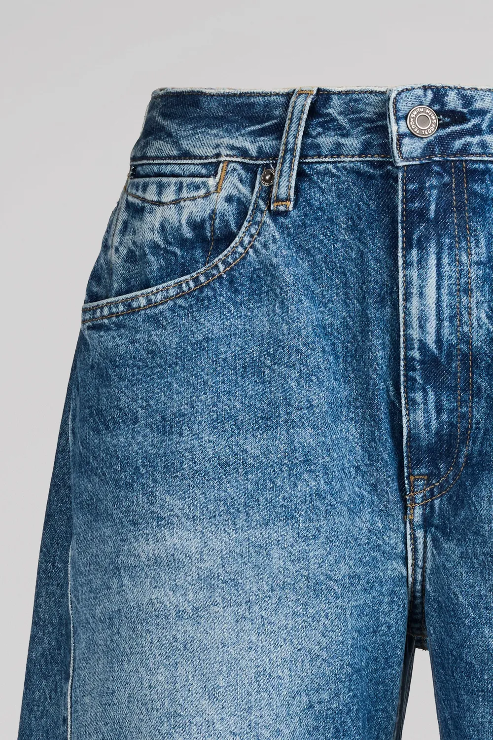 Teddy Smith Bea jeans barrel indigo donna