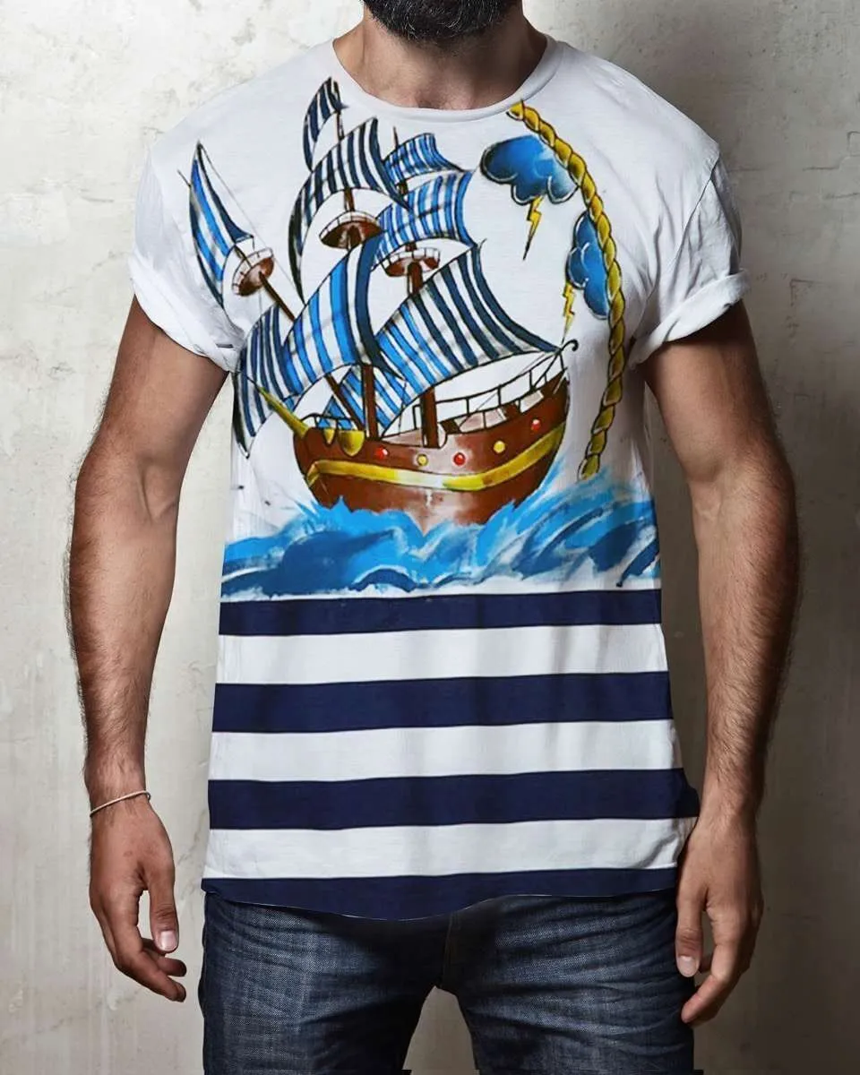Never Say Never t-shirt secchiata Marinaio