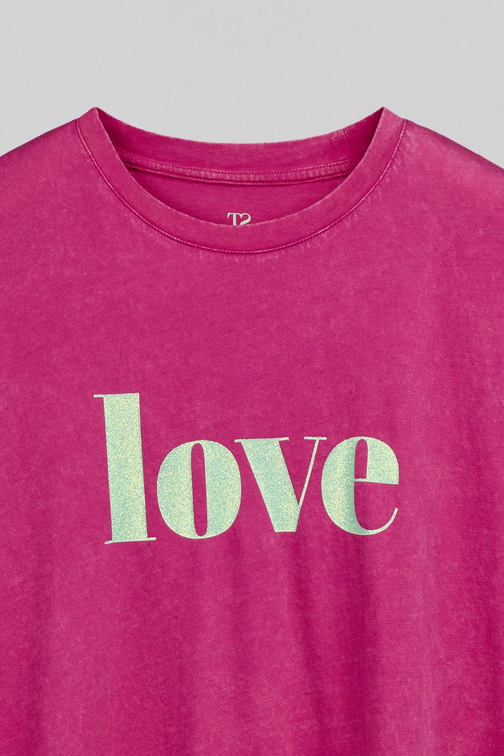 Teddy Smith T-Gli MC t-shirt oversize fucsia donna