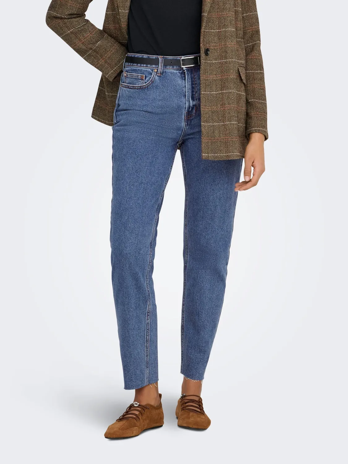 ONLY Onlemily HW Crop jeans donna 27W/30L vita alta
