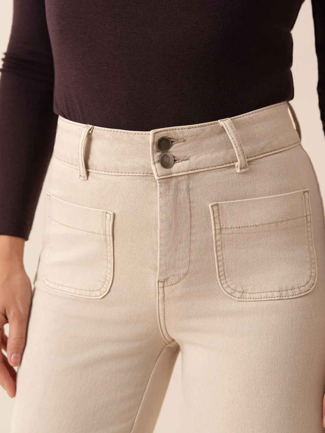 Oraije Elenette jeans flare taupe