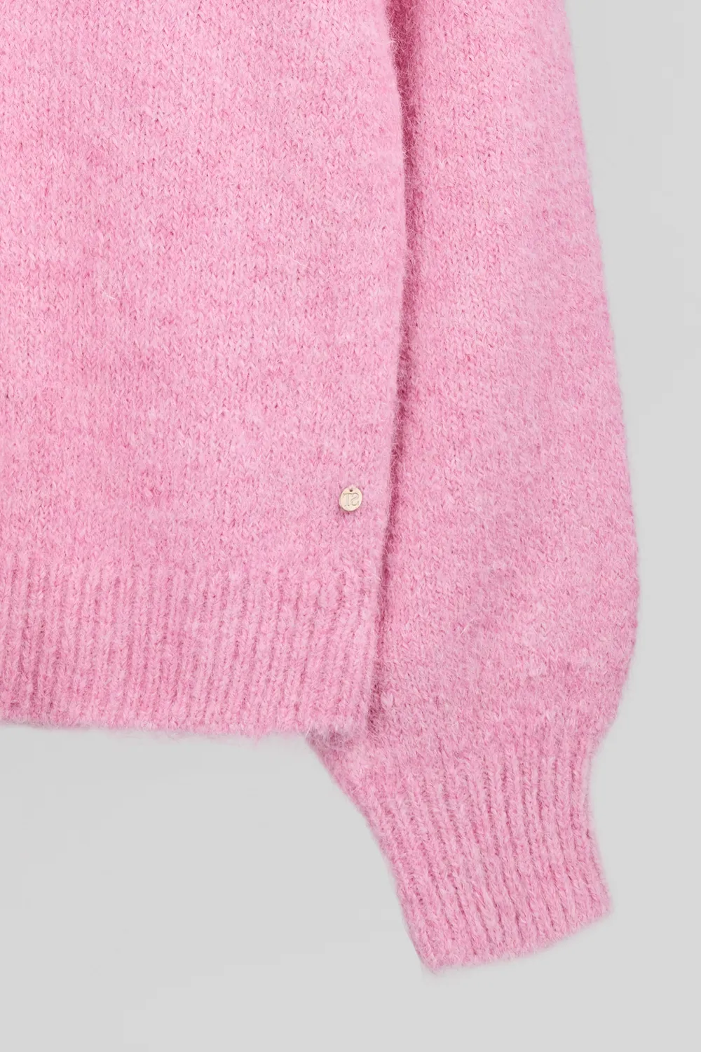 Teddy Smith P-Keith pull oversize rosa donna scollo V