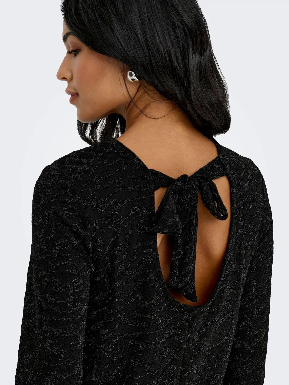 ONLY Onlcarol Top S manica lunga glitter