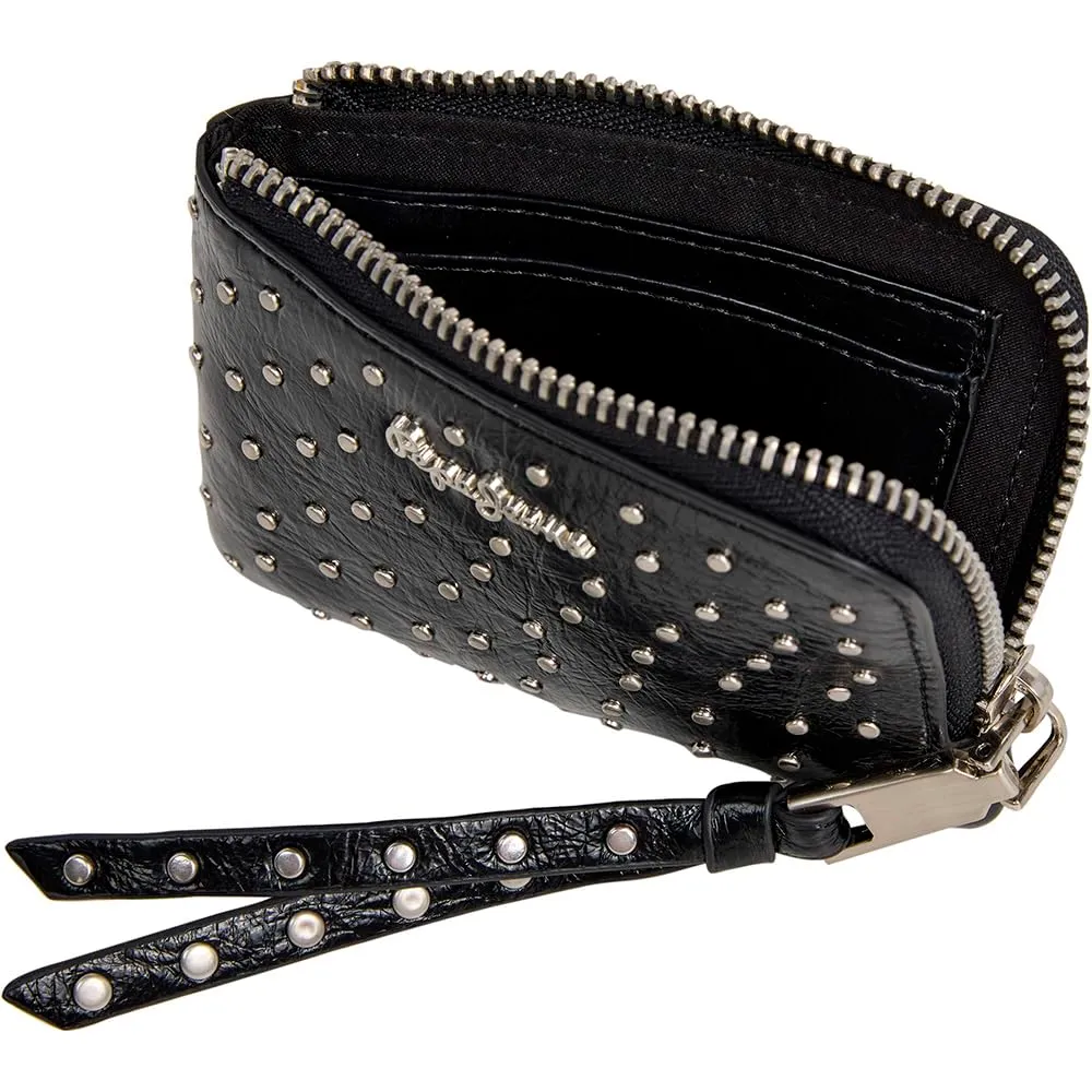 Pepe Jeans Dahlia portafoglio donna nero zip RFID