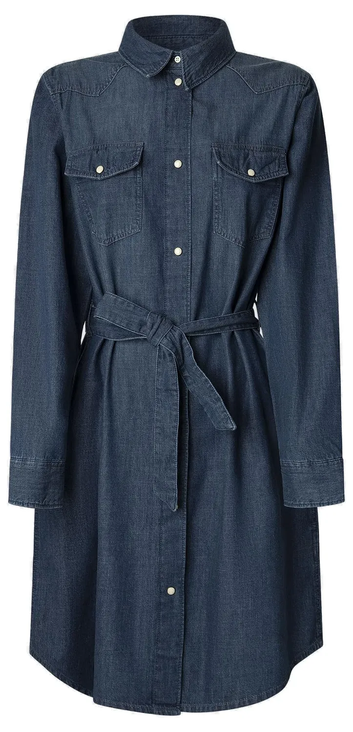 Pepe Jeans Victoria vestito donna denim L bottoni