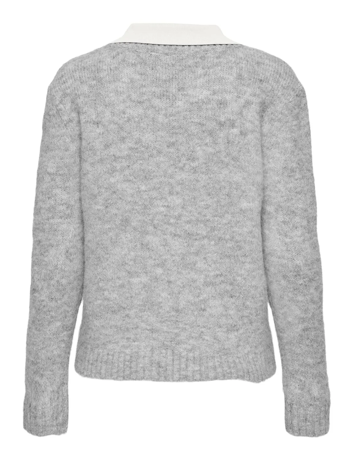 ONLY Onlazu LS Polo Neck maglia donna manica lunga collo polo