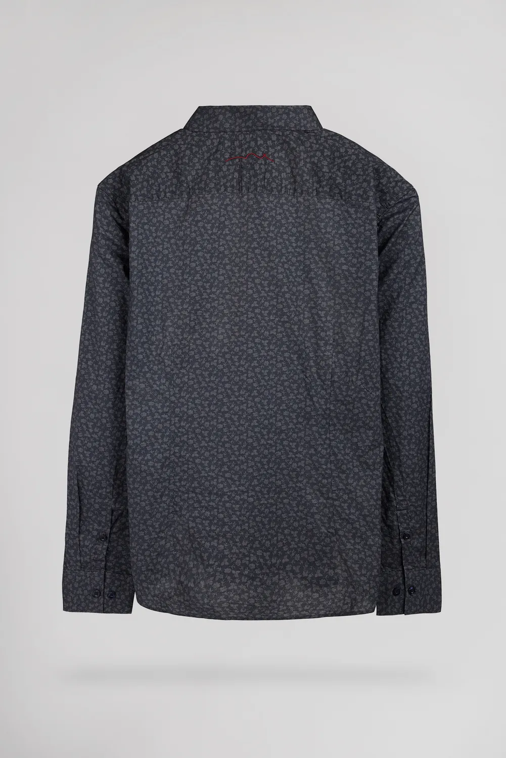 Teddy Smith Carton camicia uomo blu navy slim