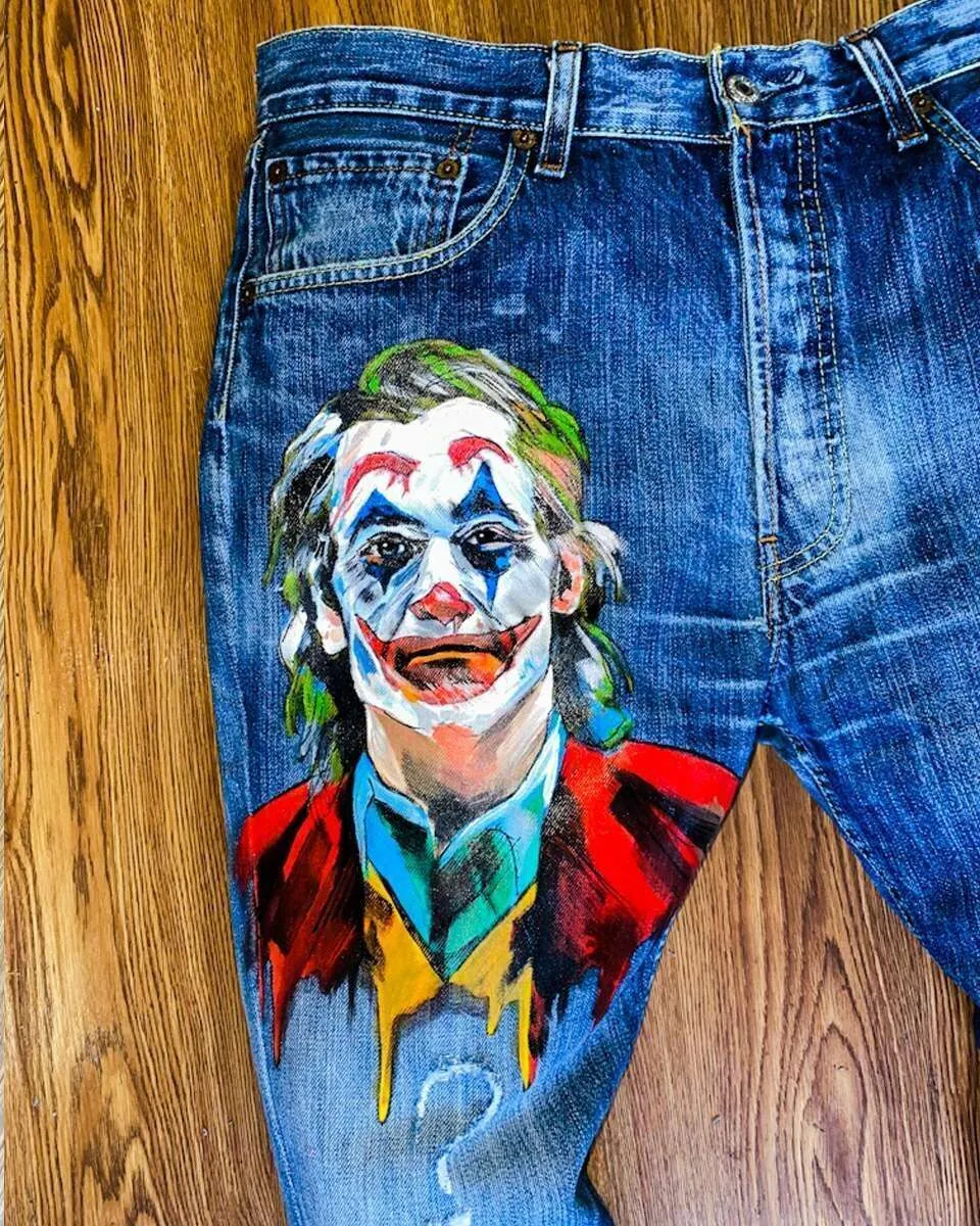 Levi's Vintage Joker 2019 jeans dipinti a mano Phoenix