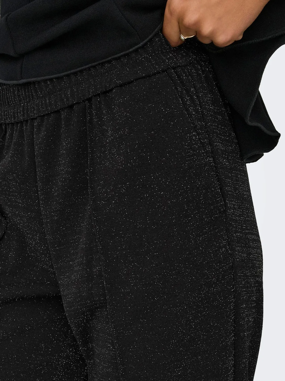 ONLY Onlpoptrash Suki Alya Life Glitter pantaloni M x 32L