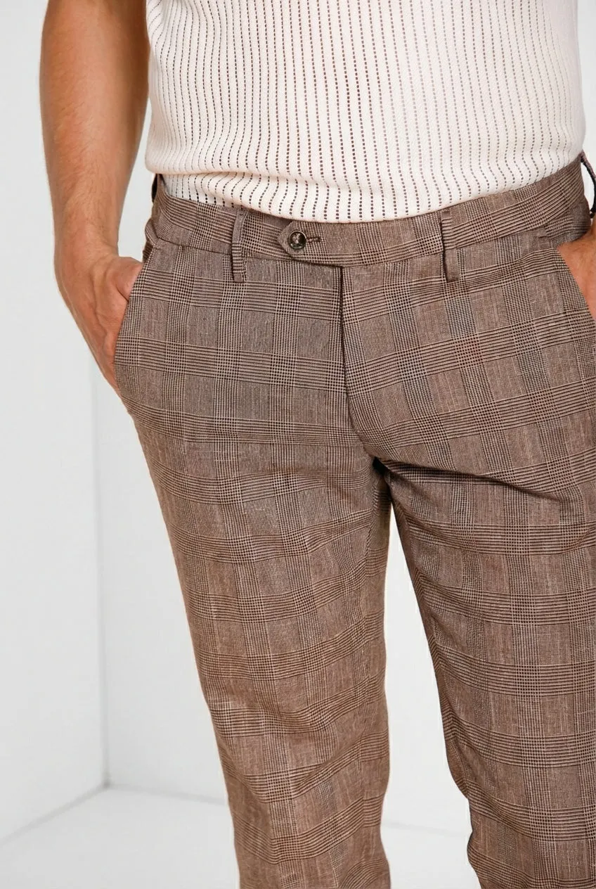 Mason's Torino City chino uomo galles slim testa di moro
